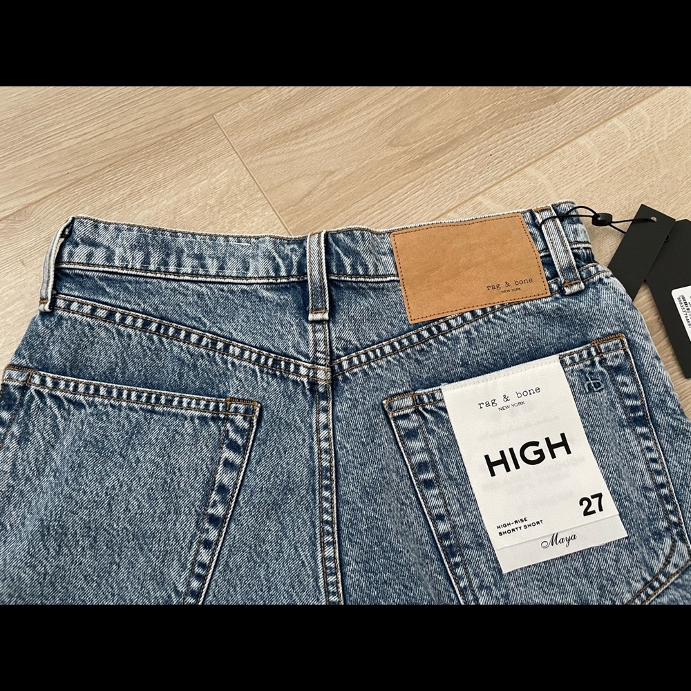 Rag & Bone High-rise Jean Shorts - Picture 6 of 9